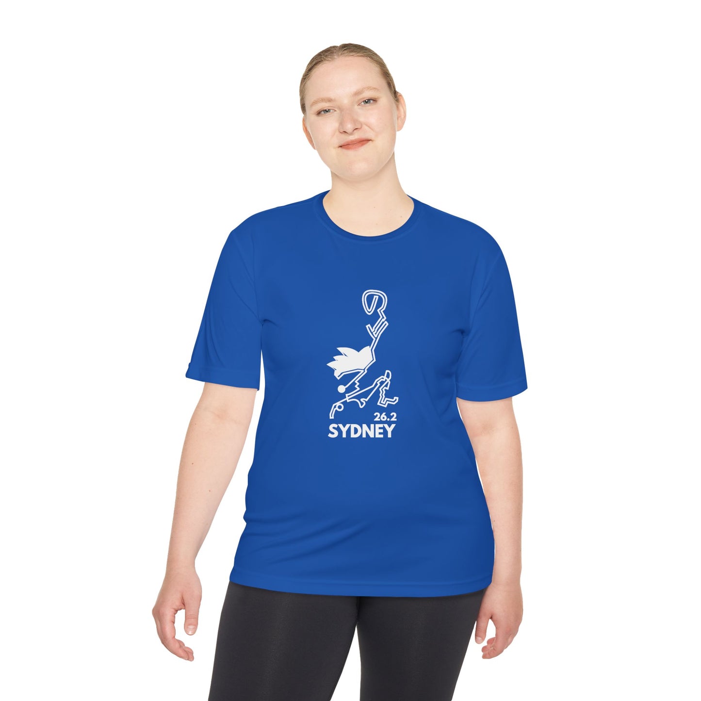 SYDNEY MARATHON ROUTE 26.2 *Premium Athletic T-Shirt W