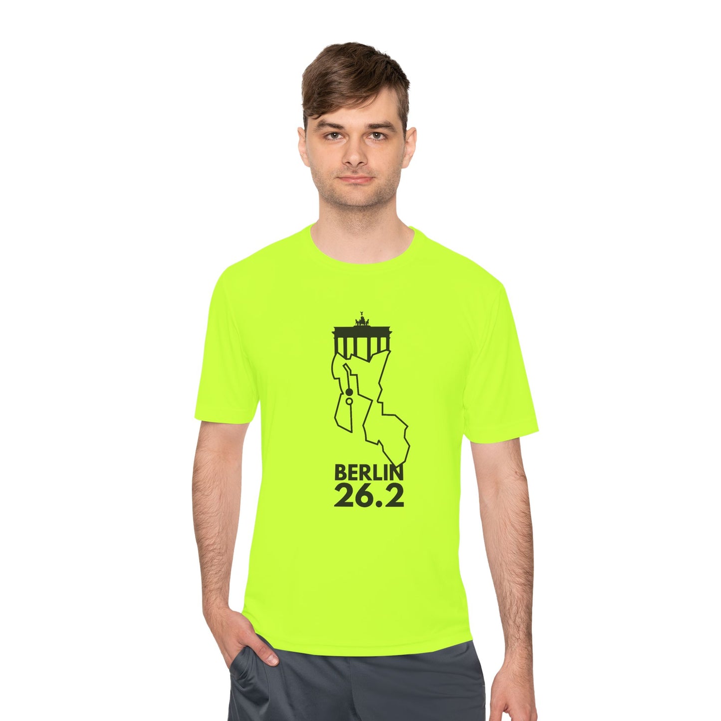 BERLIN MARATHON ROUTE 26.2 *Premium Athletic T-Shirt