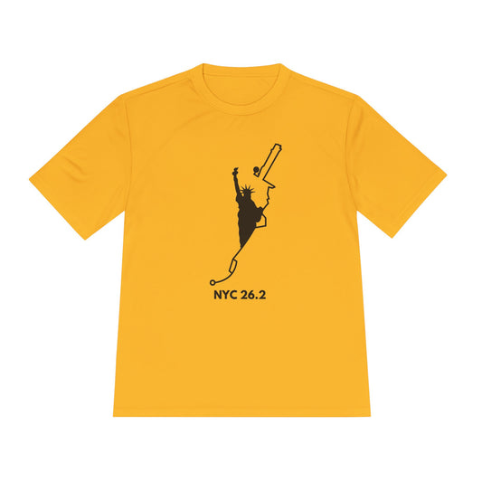 NYC MARATHON ROUTE 26.2 *Premium Athletic T-Shirt