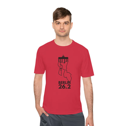 BERLIN MARATHON ROUTE 26.2 *Premium Athletic T-Shirt