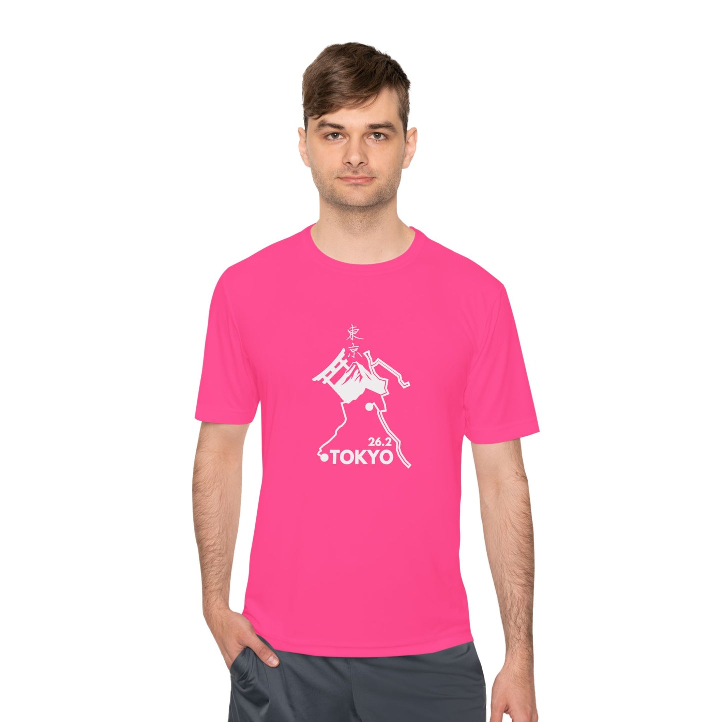 TOKYO MARATHON ROUTE *Premium Athletic T-Shirt W