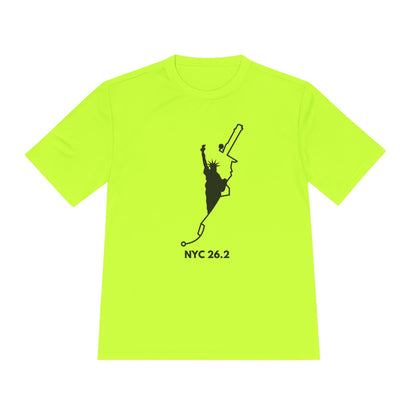 NYC MARATHON ROUTE 26.2 *Premium Athletic T-Shirt