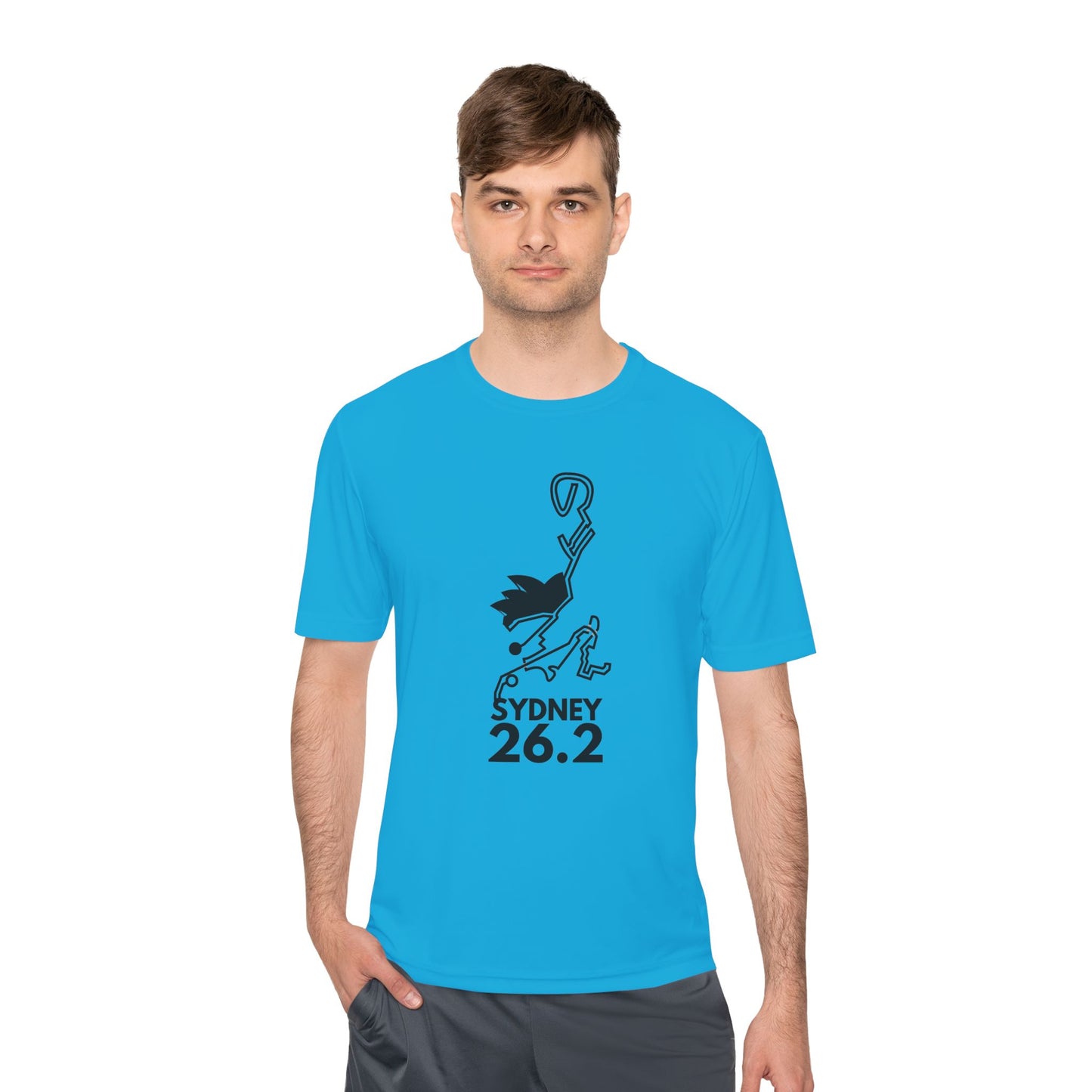 SYDNEY MARATHON ROUTE 26.2 *Premium Athletic T-Shirt