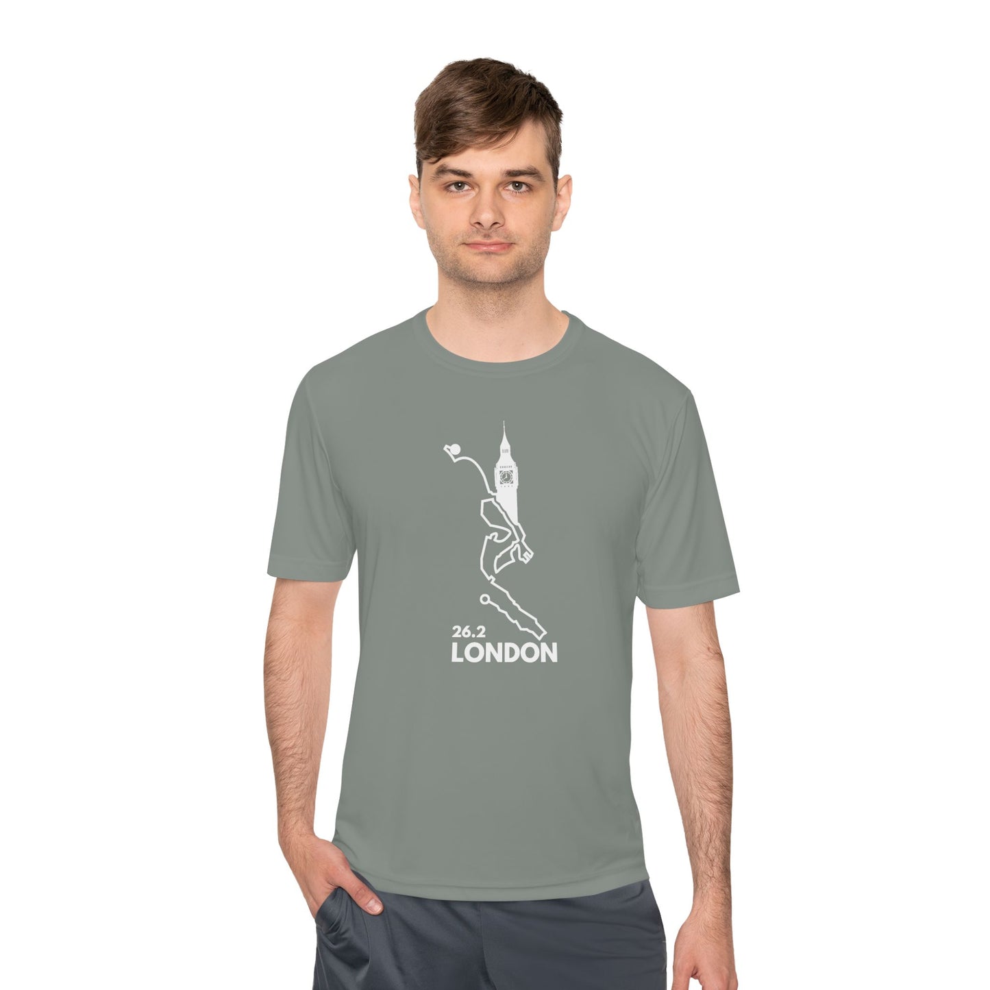 LONDON MARATHON ROUTE 26.2 - *Premium Athletic T-Shirt