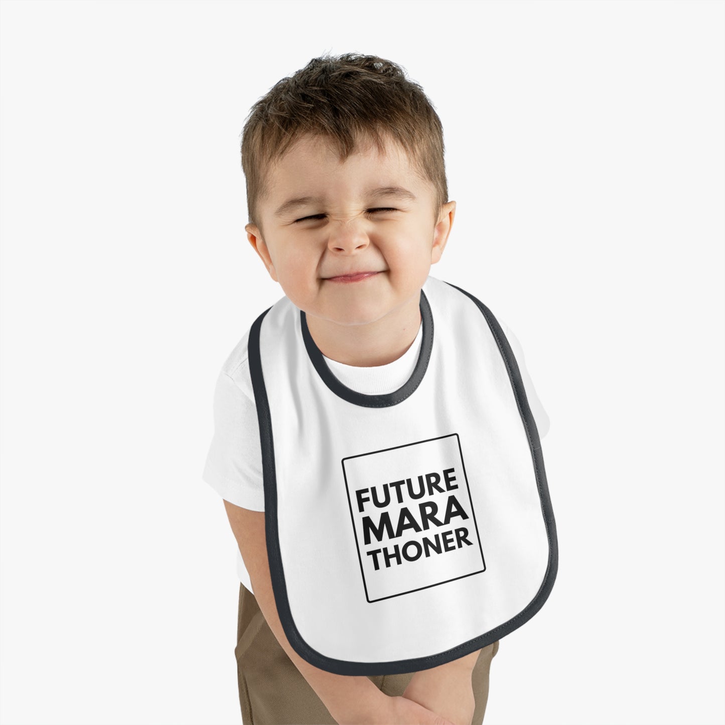 FUTURE MARATHONER Baby Bib