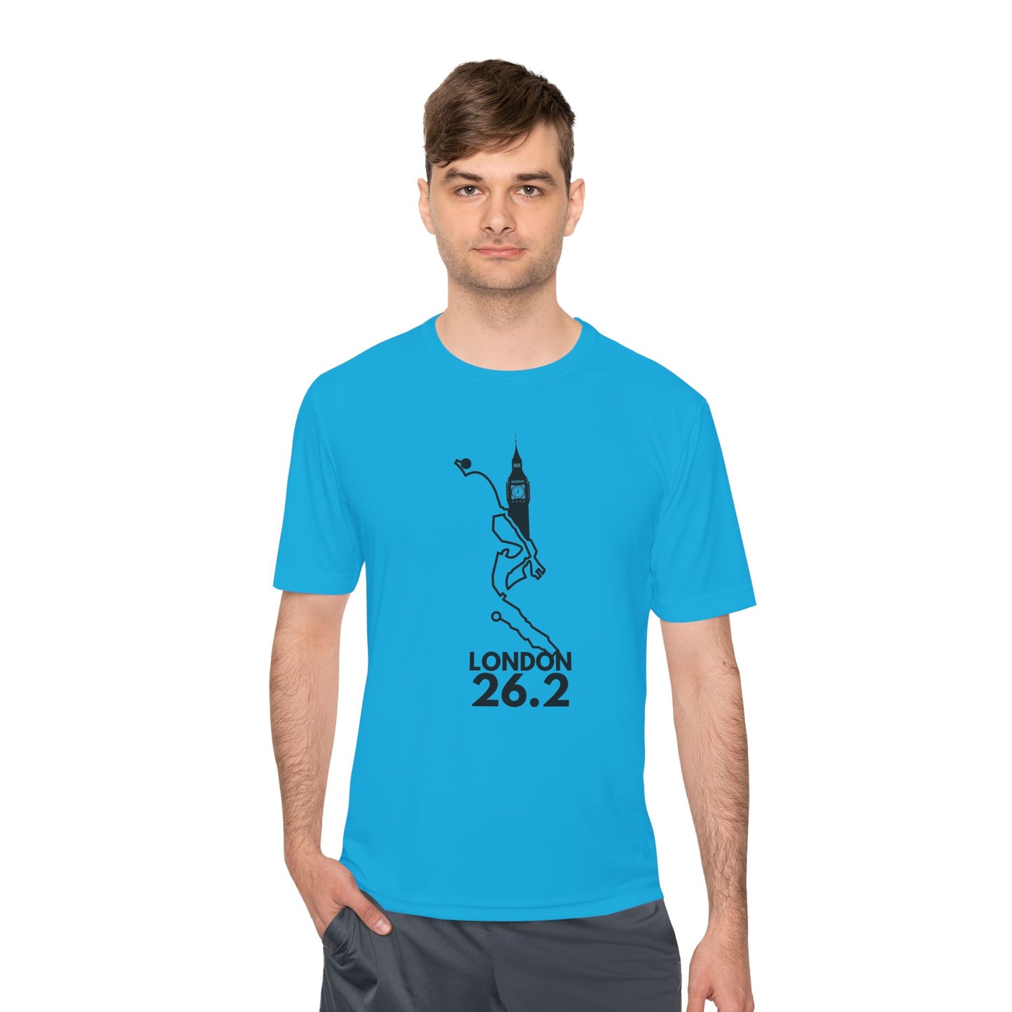 LONDON MARATHON ROUTE 26.2 - *Premium Athletic T-Shirt