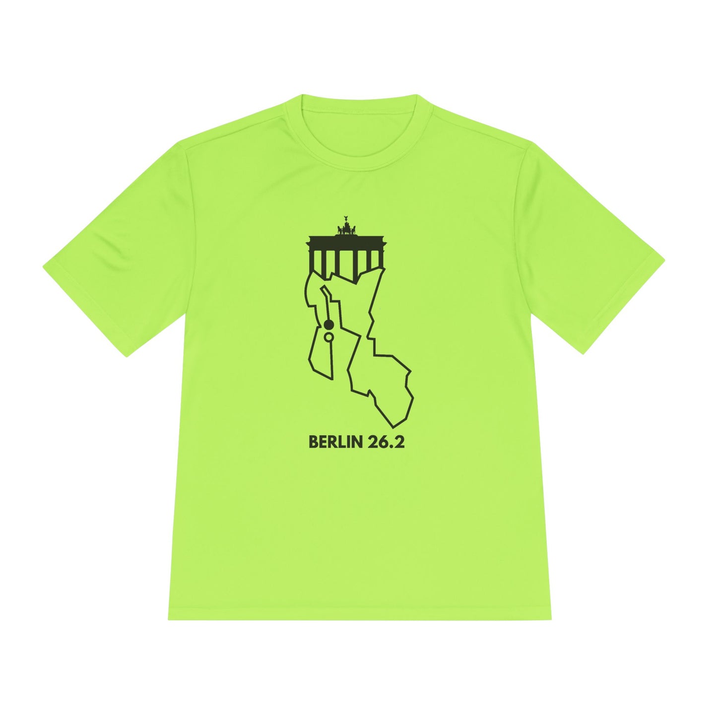 BERLIN MARATHON ROUTE 26.2 *Premium Athletic T-Shirt