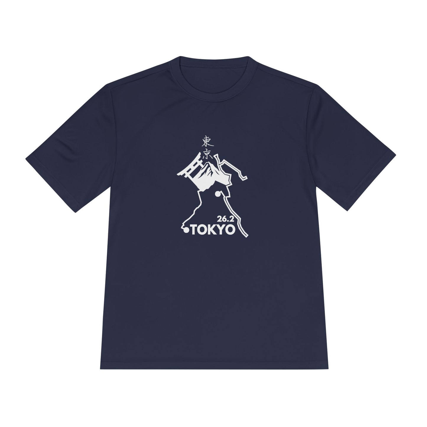 TOKYO MARATHON ROUTE *Premium Athletic T-Shirt W