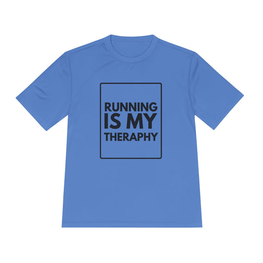 RUNNING IS MY THERAPY *Premium Athletic T-Shirt