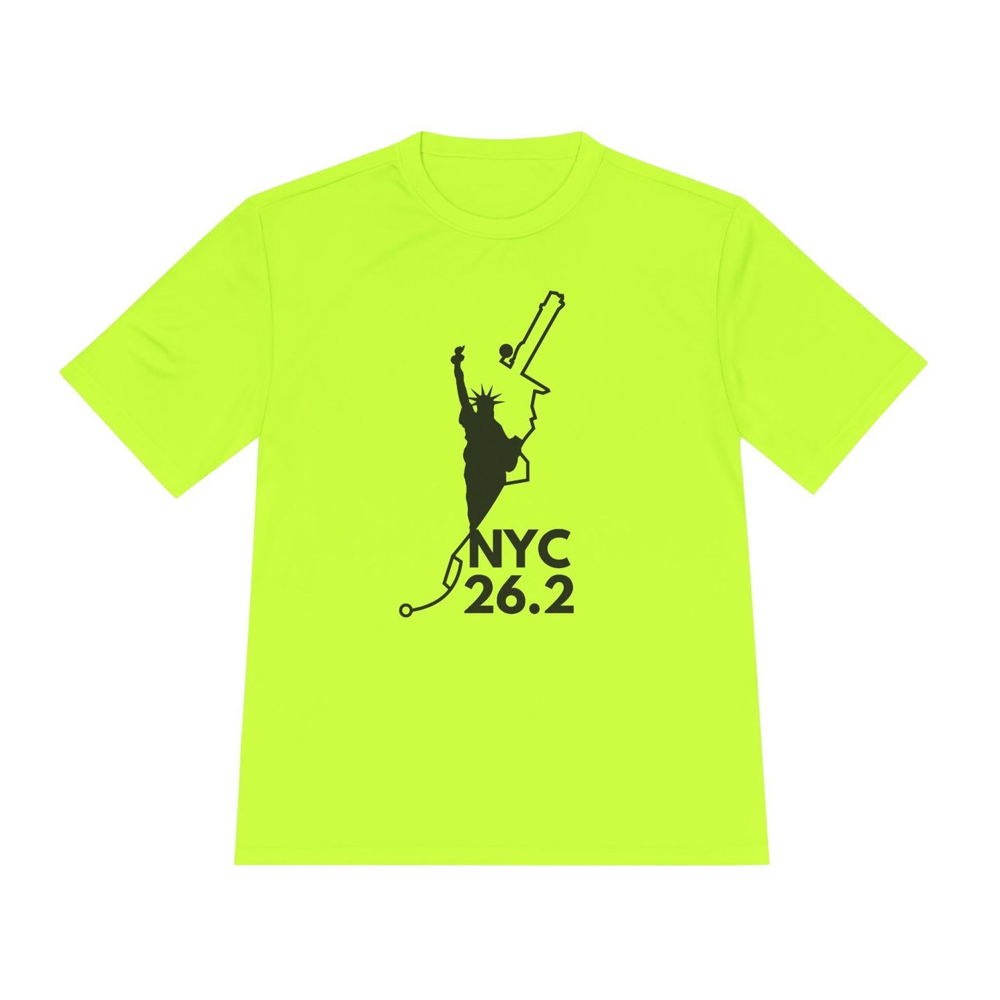 NYC MARATHON ROUTE 26.2 *Premium Athletic T-Shirt