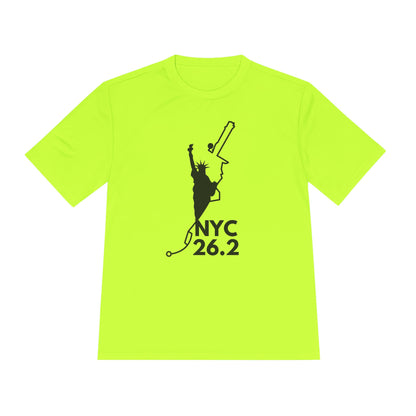 NYC MARATHON ROUTE 26.2 *Premium Athletic T-Shirt