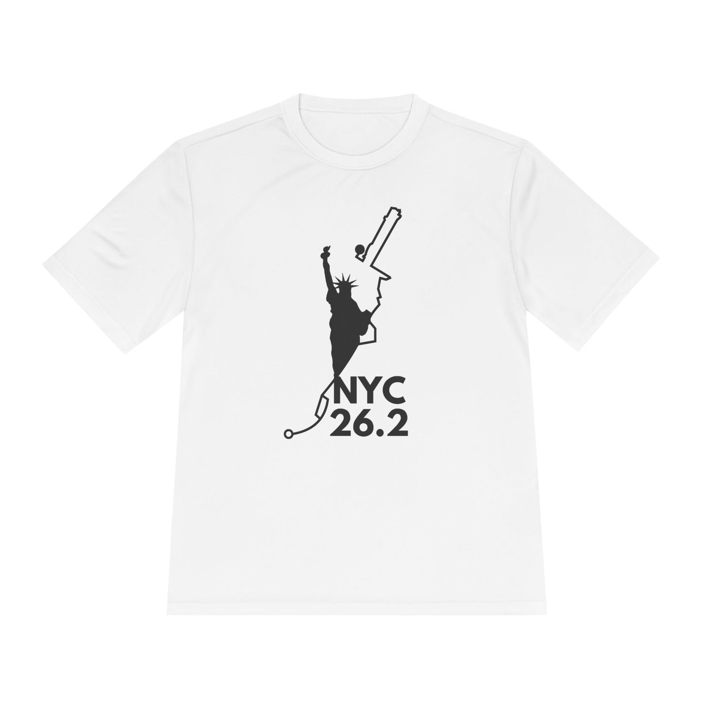 NYC MARATHON ROUTE 26.2 *Premium Athletic T-Shirt