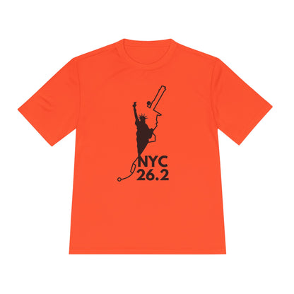 NYC MARATHON ROUTE 26.2 *Premium Athletic T-Shirt