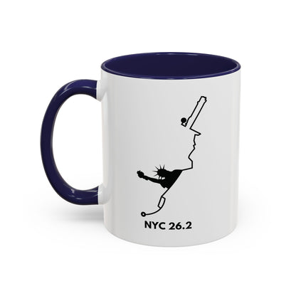 NYC MARATHON ROUTE Mug