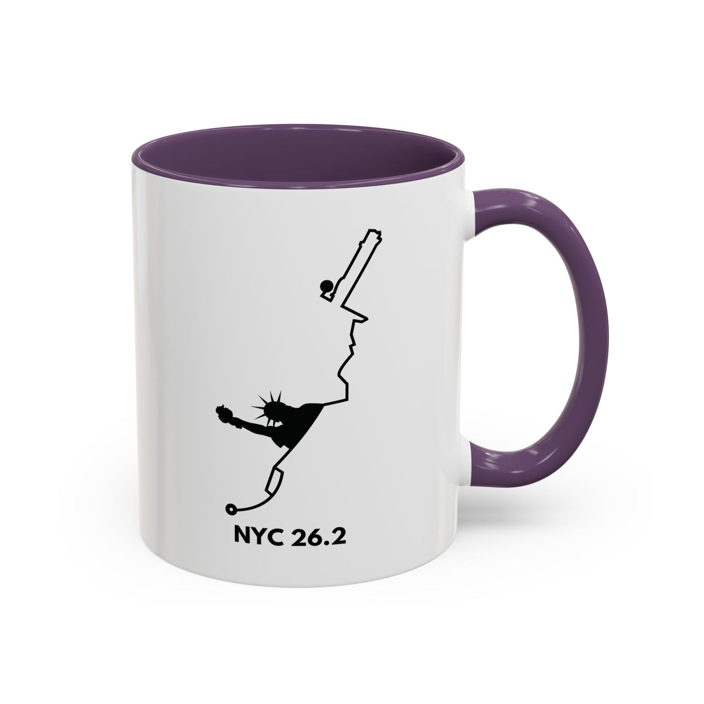 NYC MARATHON ROUTE Mug