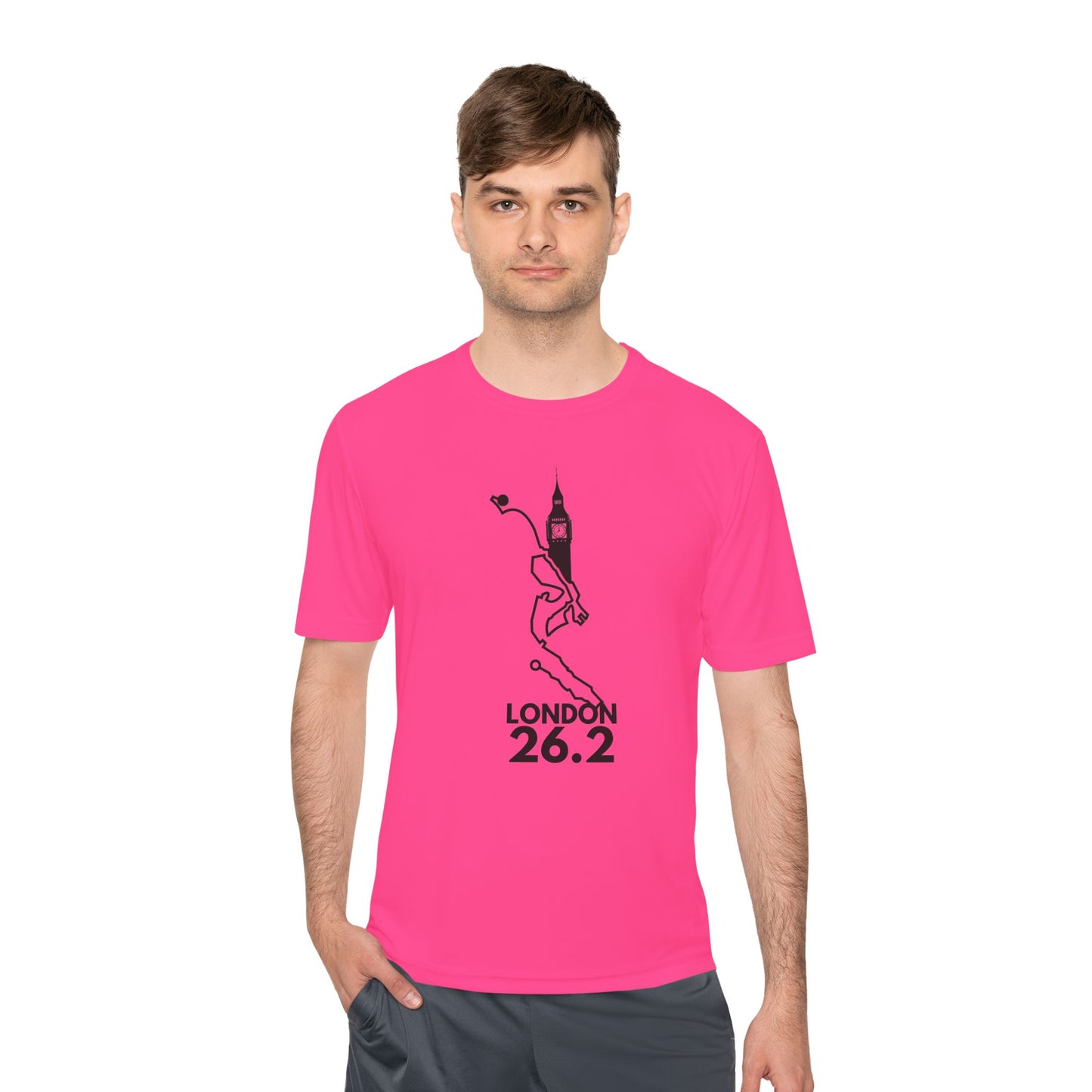 LONDON MARATHON ROUTE 26.2 - *Premium Athletic T-Shirt
