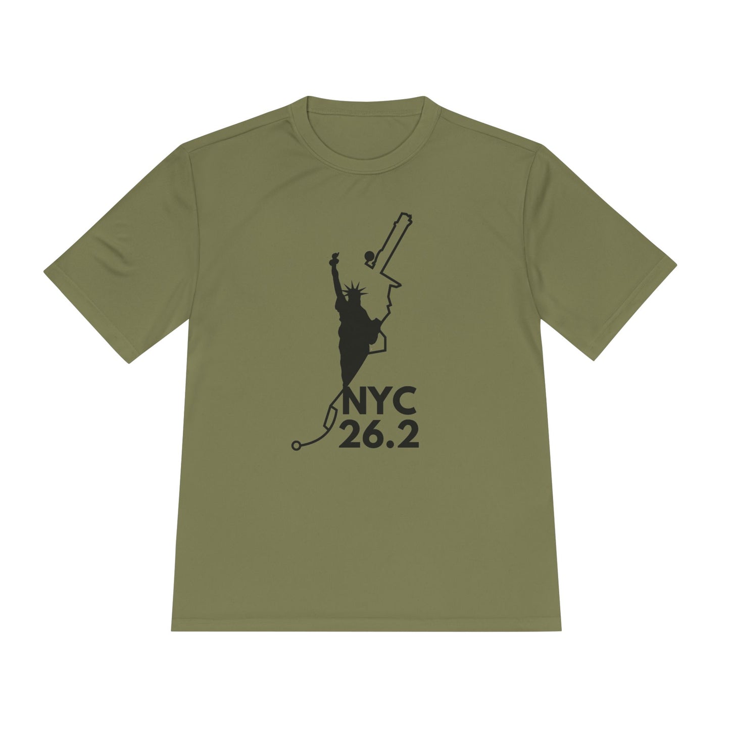 NYC MARATHON ROUTE 26.2 *Premium Athletic T-Shirt