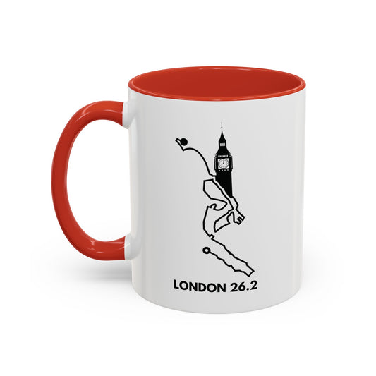 LONDON MARATHON ROUTE Mug