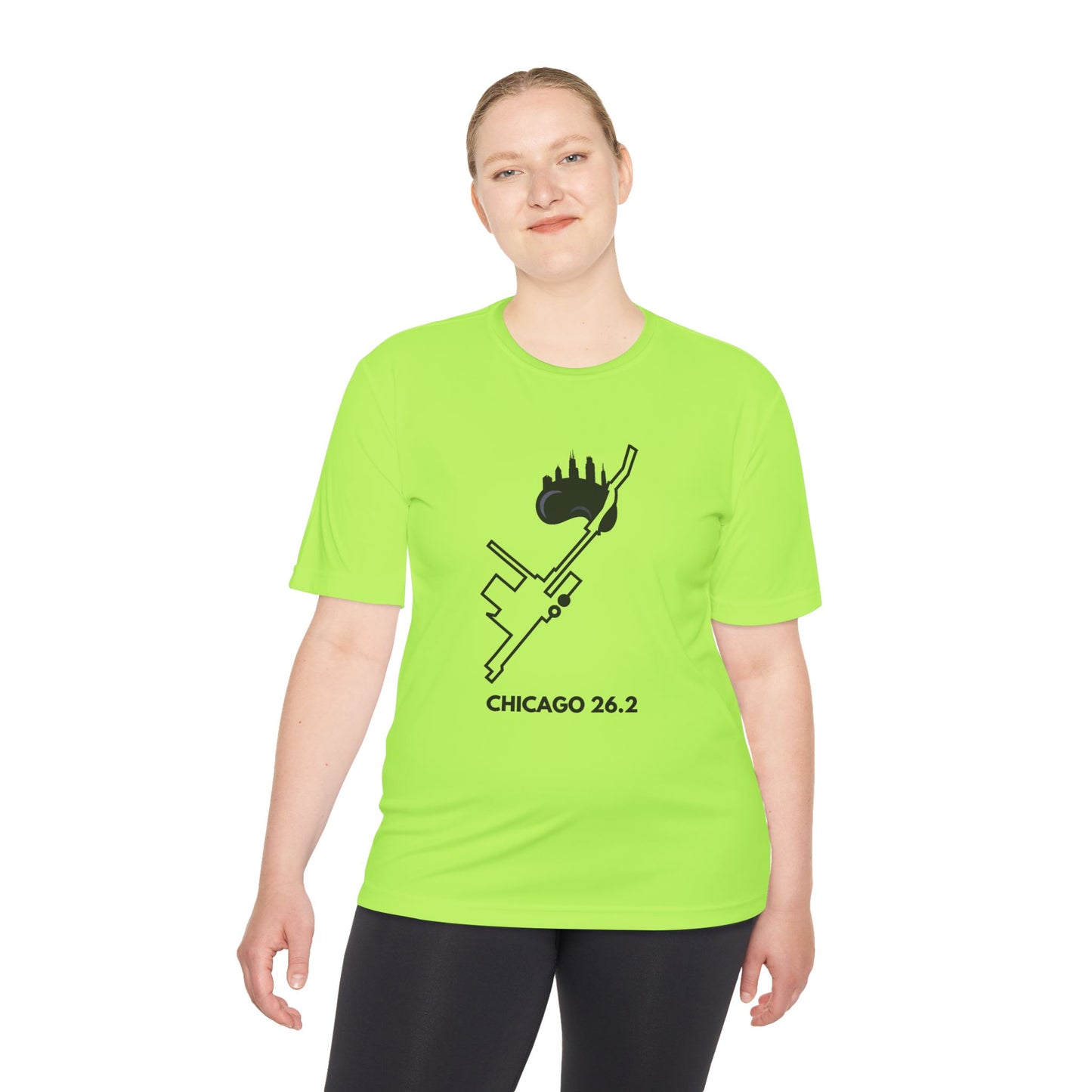 CHICAGO MARATHON ROUTE 26.2 *Premium Athletic T-Shirt