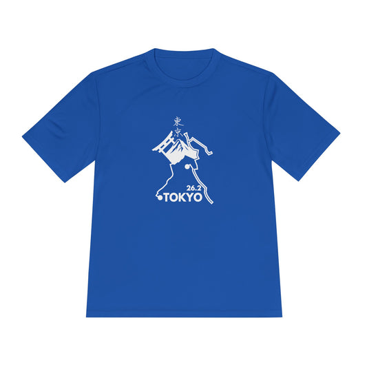 TOKYO MARATHON ROUTE *Premium Athletic T-Shirt W