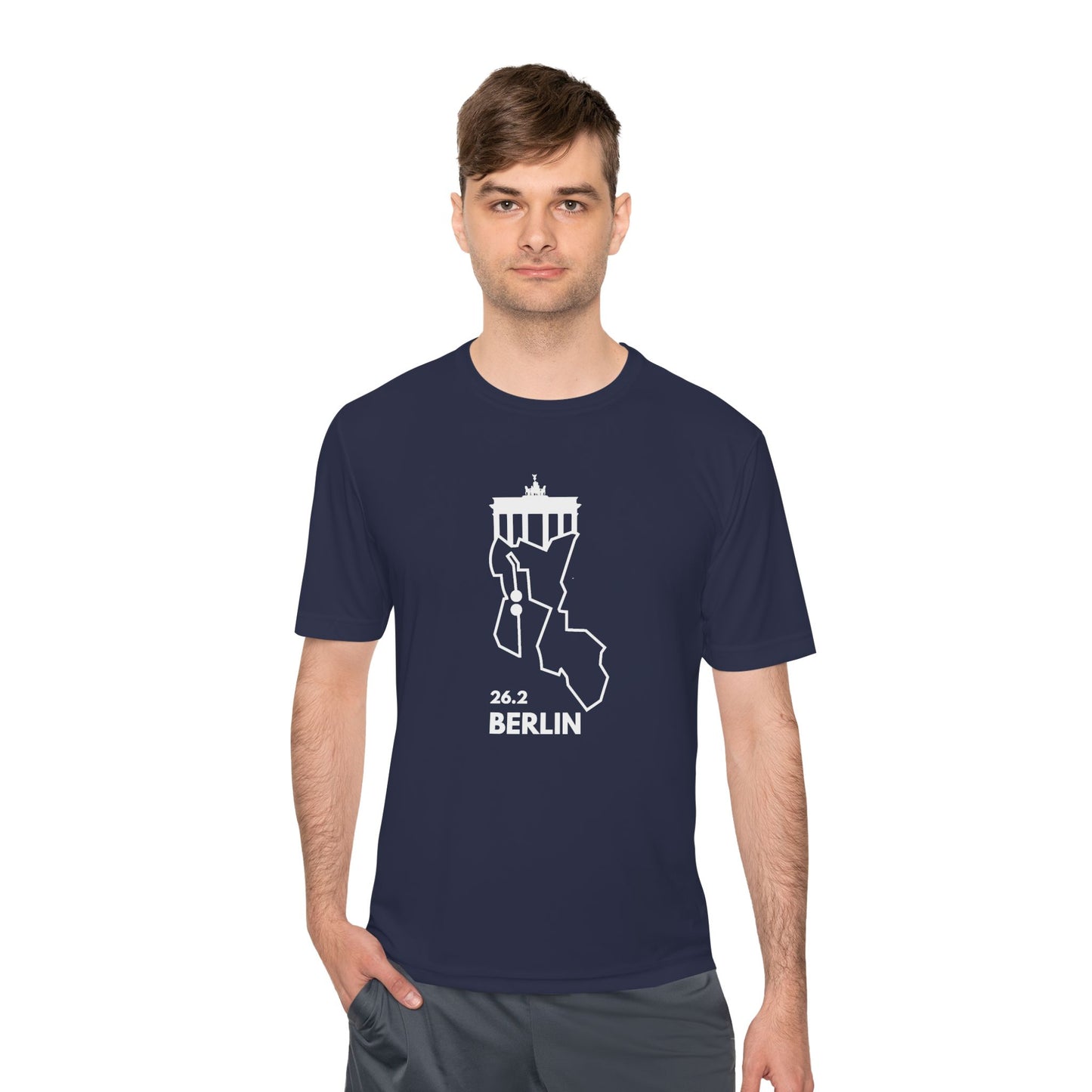 BERLIN MARATHON ROUTE 26.2 *Premium Athletic T-Shirt W